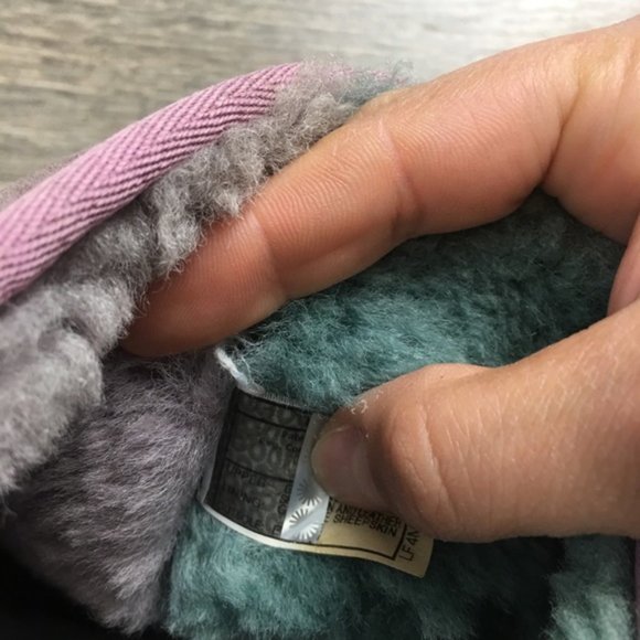 UGG Patchwork Classic Short Boots Purple/Pink/Teal - Picture 4 of 11